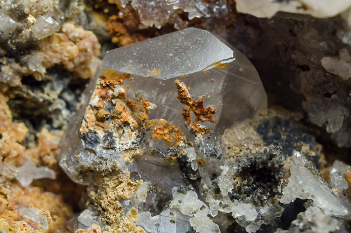 Cerussite crystal from Pribram, Czech Republic