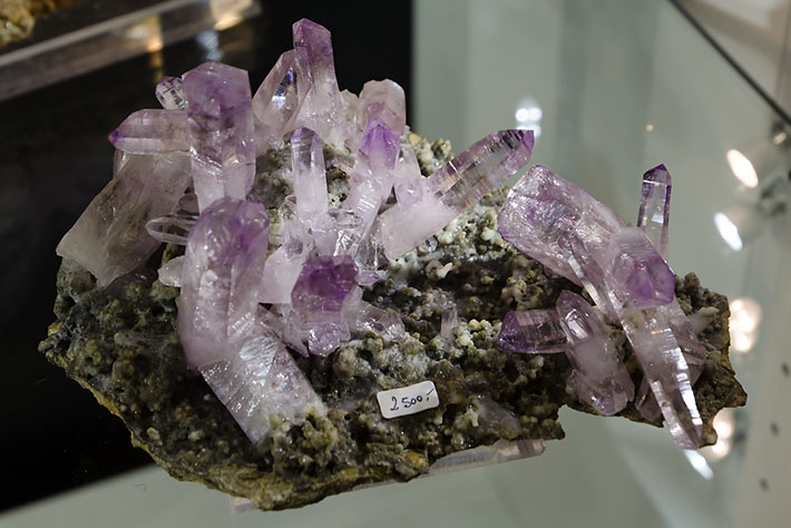 Amethyst crystals from Las Vigas, Mexico