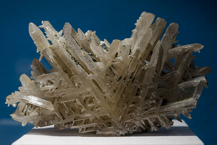 Twinned cerussite crystals from Tsumeb, Namibia