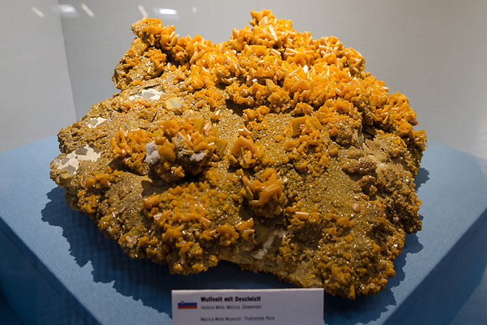 Wulfenite from Mezica, Slovenia